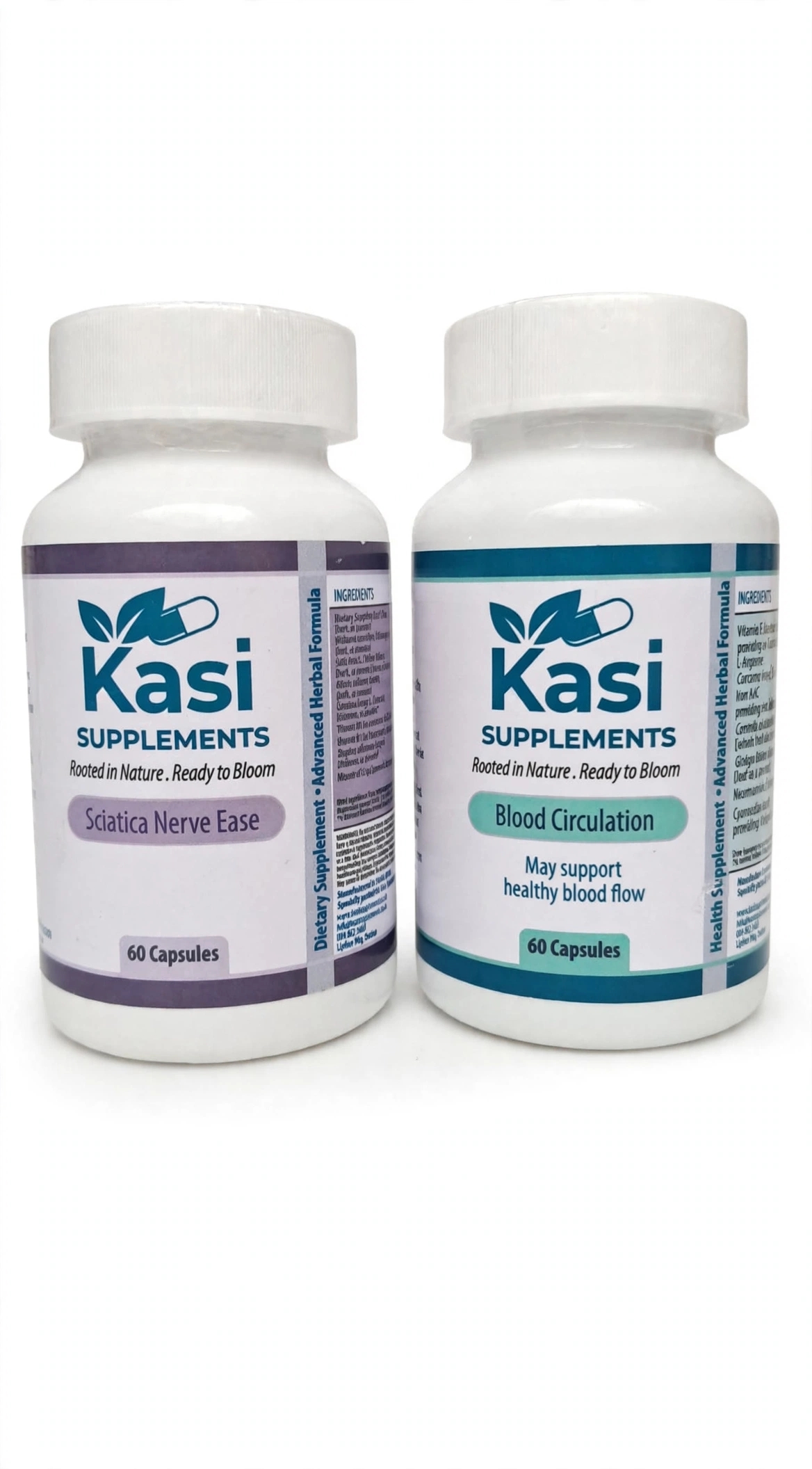  Daily Circulation & Vitality Duo | Sciatica Nerve Eaze 60s & Blood Circulation 60s | Nerve & Circulation Support